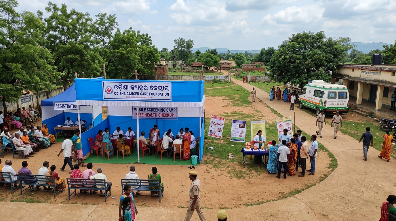 photograph of an Odisha Cancer Care activity.